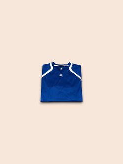 Vintage Adidas 3 Stripe Climalite Athletic Shirt Royal Blue Men’s XL