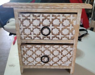 Wooden storage box