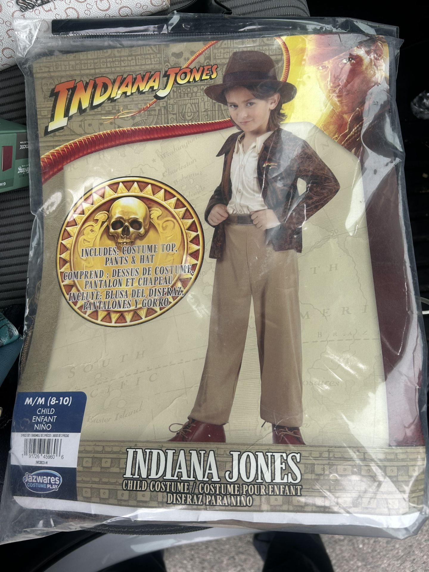 Indiana Jones Custom Size medium (8-10) Last minute costume for free