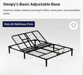 Mattress firm Sleepy Basic adjustable motorized bed frame w remote size FULL