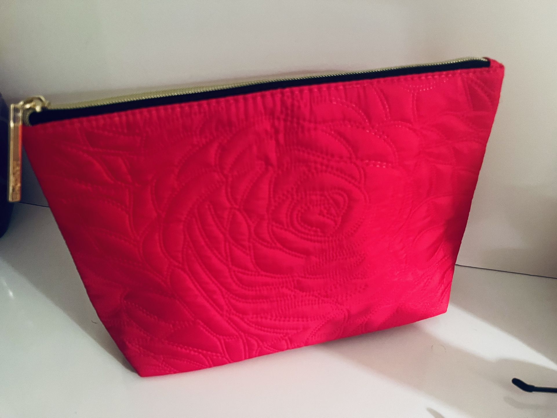 Lancôme Large Cosmetic bag. New. 9” X 6” comes from a smoke free environment.  