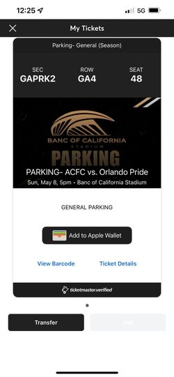 Parking Pass ACFC vs. Orlando Pride (Sunday May 8th)