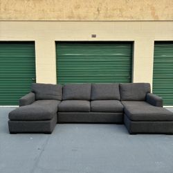 Crate & Barrell Down Feather Sectional Couch