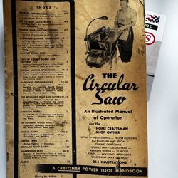 Vintage 1950s Craftsman 103.4750 Table Saw – Runs – Cast Iron w/ Stand & Manual