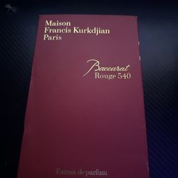 Baccarat Rouge 540 