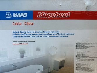 Mapei Floor Heat Cable (80 Sq Ft)