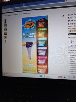 Crayola Bath Time Slime 6- Piece Set. NEW