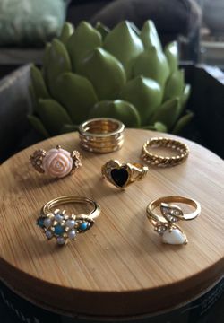 Vintage Avon rings, small sizes