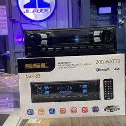 Sound Storm Laboratories ML43B Car Stereo, No CD, Bluetooth, USB, SD