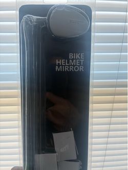 Bike helmet mirror