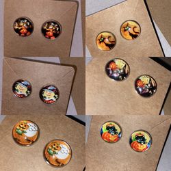 Halloween Earrings 18 Pairs 