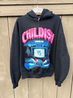 Childish Drive-In 95 Mens Hoodie Hooded Heavy Duty Sweatshirt Size Small