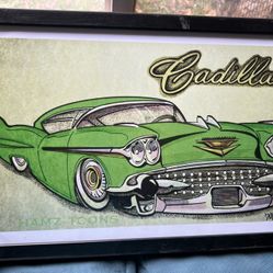 Cadillac artwork by Hamz Toonz 