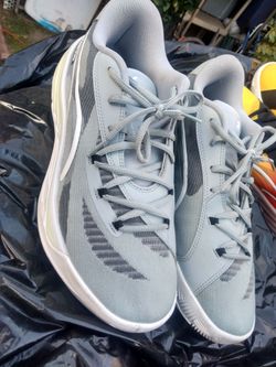 PUMA All-Pro Nitro Team Sneakers - Grey Mens Size 9.5