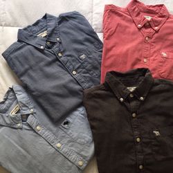 Abercrombie & Fitch long-sleeve button up shirts - Boys