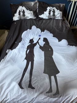 Duvet cover full size with two shams