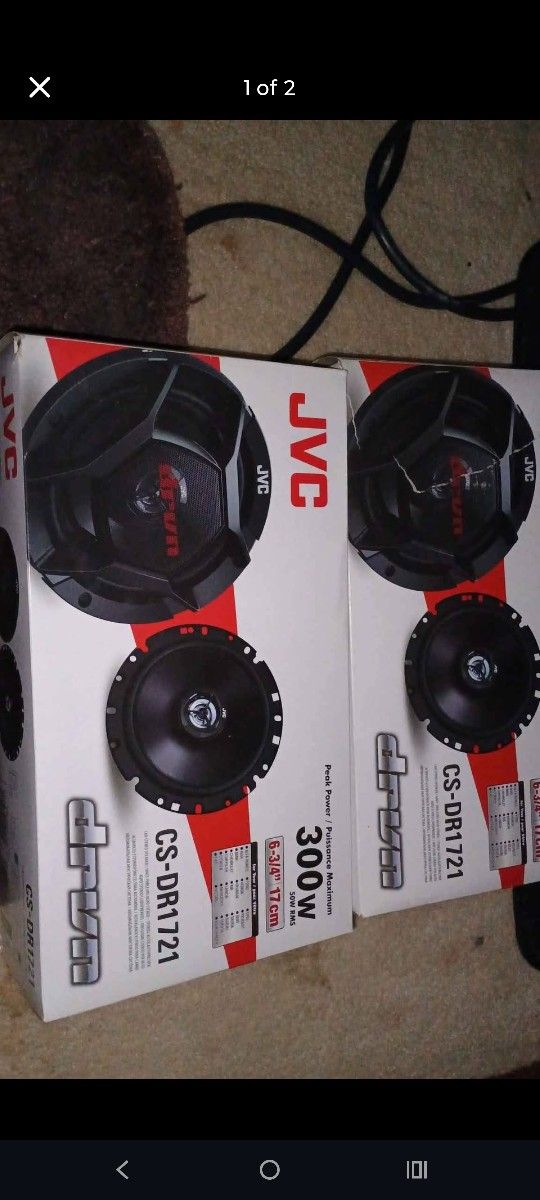 Jvc 300w Speakers 2 Sets
