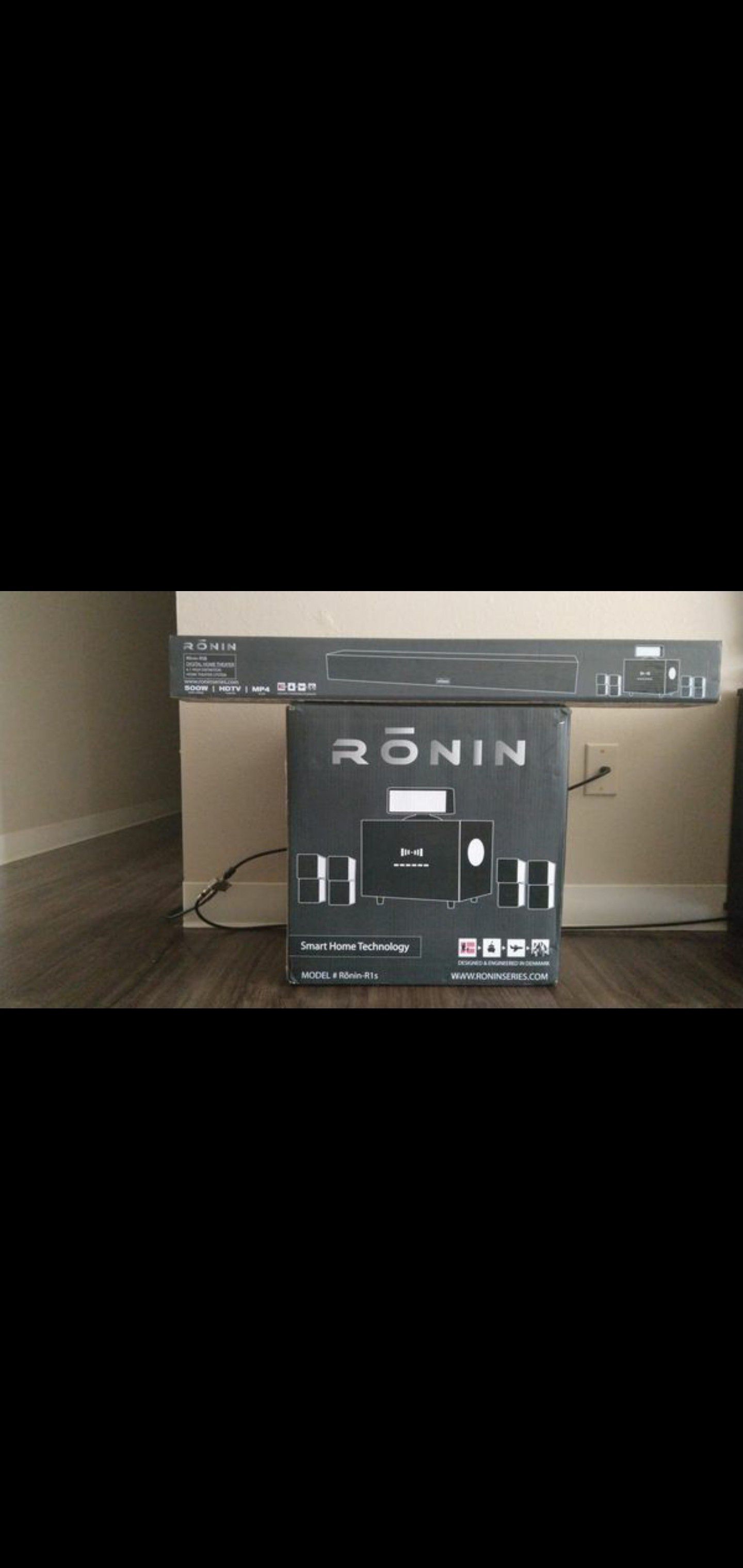 Ronin R1s sound system and sound bar
