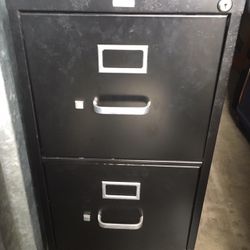 HON Double Decker Metal Filing Cabinet