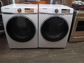 SET WASHER AND DRYER SAMSUNG- STACKABLE-SIDE BY SIDE
