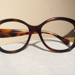 Coach Oval Tortoise Frame Glasses