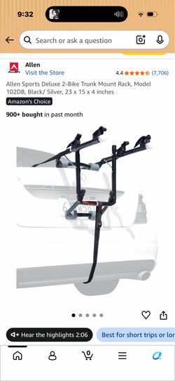 Trunk Bike Rack