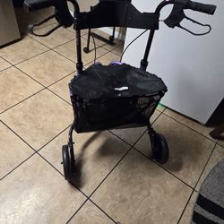 Brand new purple 3 wheeled rollator