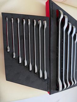 13pc 12-Point  Sae Flank Drive® Plus Combination Wrench Set with foam organization ( 1/4- 1”)