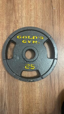 Gold's Gym 25 Ib Olympic Weight Plates - Excellent Condition
