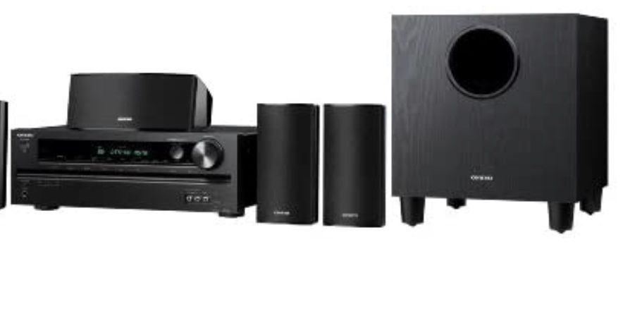 Home Theater Receiver/Speaker Package,black