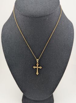 10K Gold Cross Necklace ✨💛