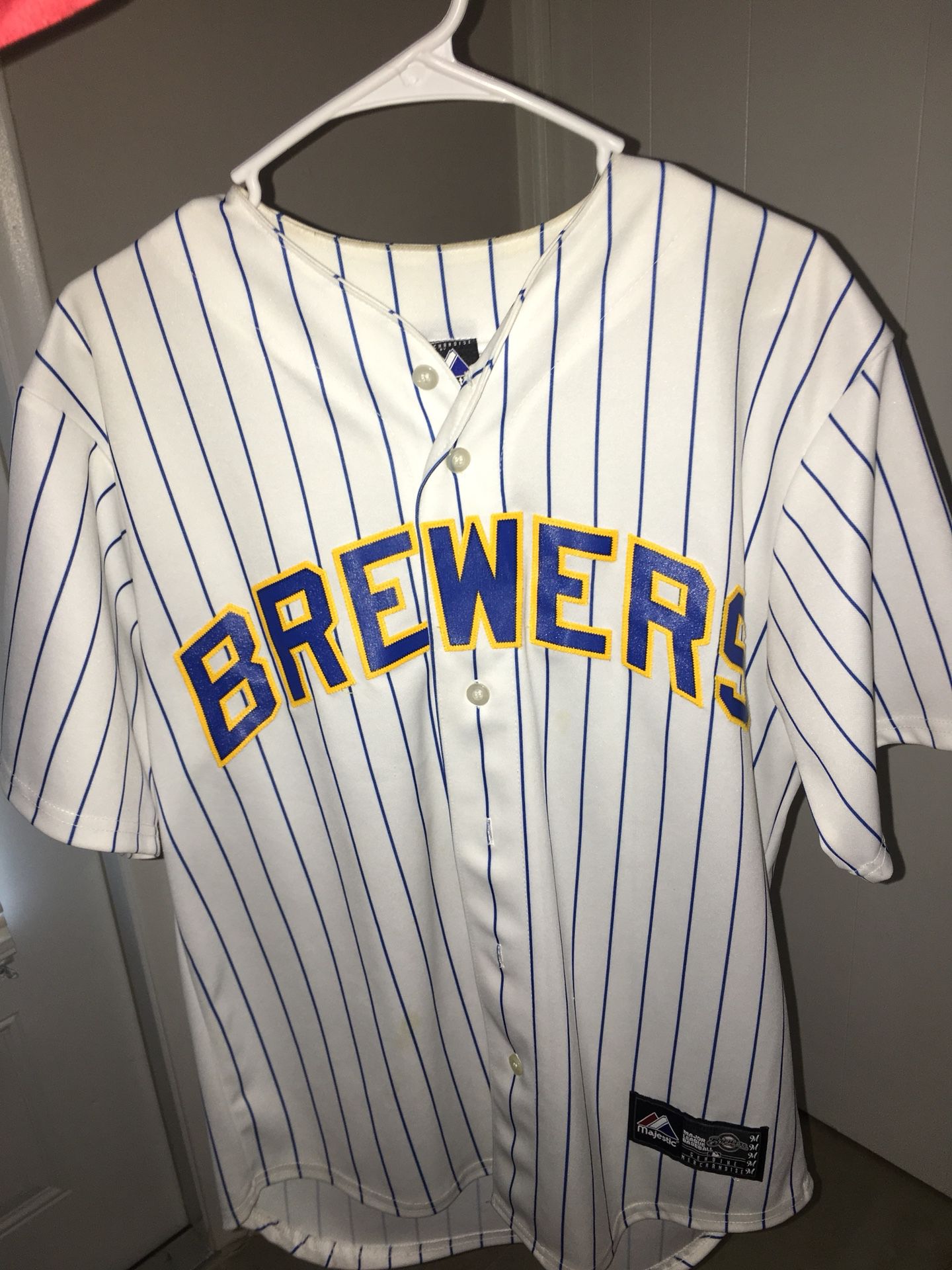 Milwaukee Brewers Authentic Retro Baseball Jersey for Sale in Boca Raton,  FL - OfferUp