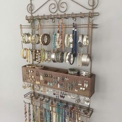 Large Metal Jewelry Organizer 