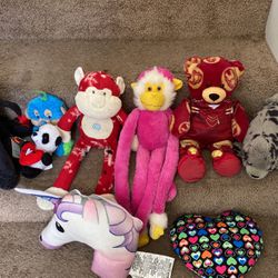 Stuffed Animals (5$ Each) Sold Separately 