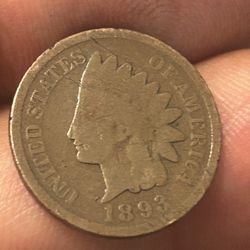 1893 Indian Head Penny