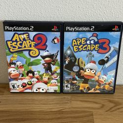 Ape Escape 2 & 3 PS2 PlayStation 2 Video Games 
