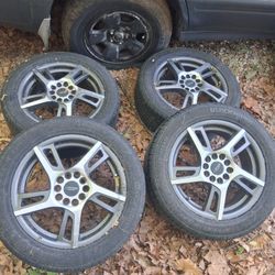 Set of 16inc Rims And Tires 