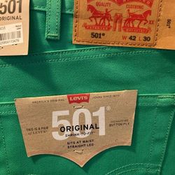 501 Green Levi's 
