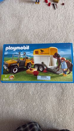 Rare Playmobil 3249 Farm Horse Transporter