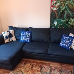 Blue Sectional Couch