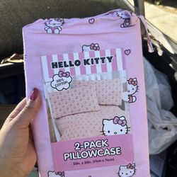 Vday Hello Kitty Pillow Cases 