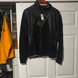 Silver 985 Zip Up Sweater