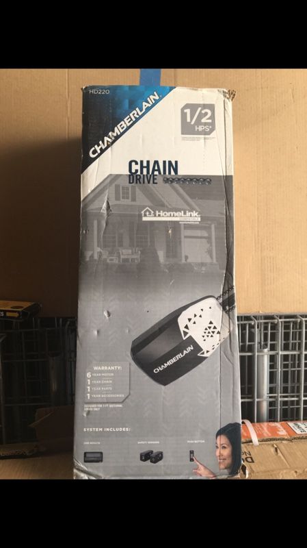 Chamberlain Hd220 1 2 Hp Chain Drive Garage Door Opener For In Miami Fl Offerup