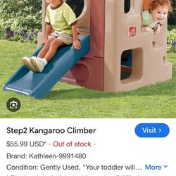 Step 2 kangaroo climber used