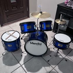  Kids Medini Drum Set - Metallic Blue