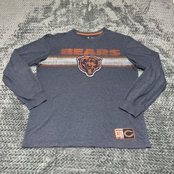 Chicago Bears Long Sleeve Shirt, Men’s Size Medium
