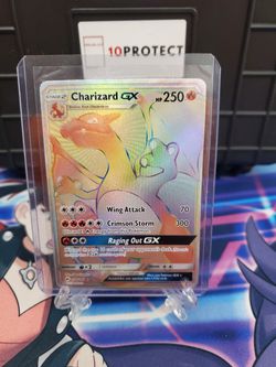 Card Charizard GX 150/147 da coleção Burning Shadows