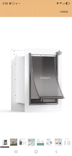Medium wall doggy door New