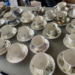 Vintage English Tea Cups