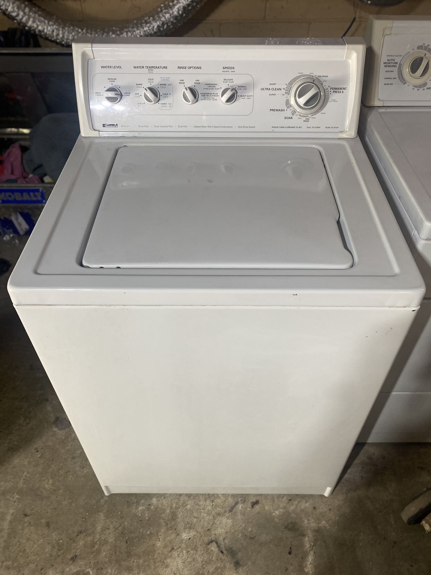 Kenmore Heavy Duty Washing Machine 